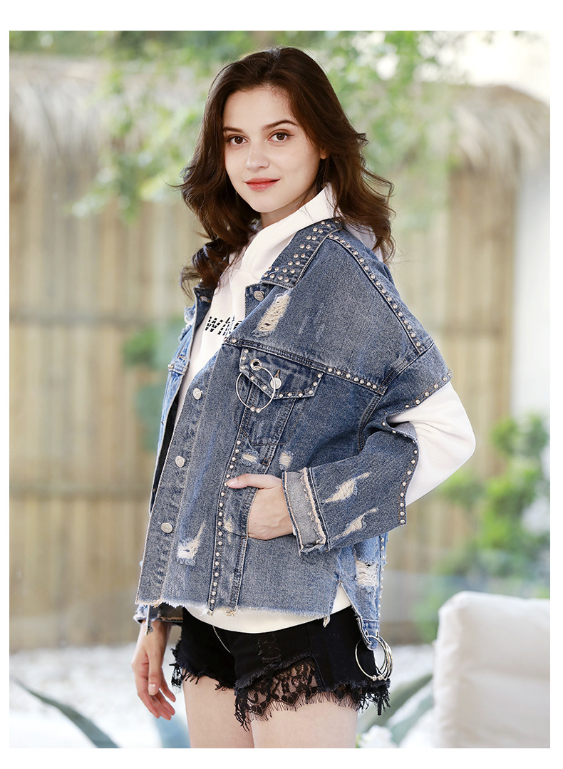 Blouson femme CARTE DES POISSONS en Cow-boy - Ref 3322033 Image 35