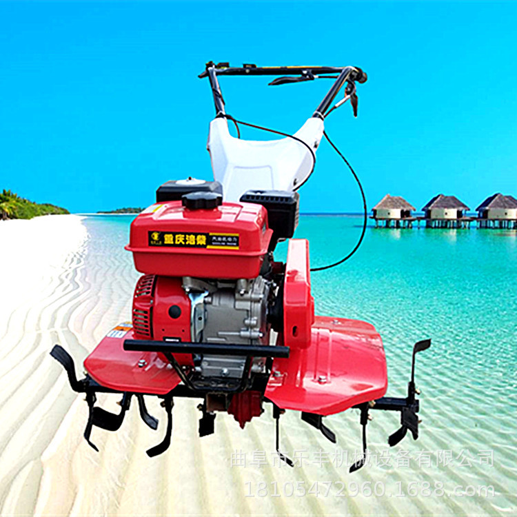 果树园林除草旋耕机 小型手扶自走式微耕机 汽油微耕机厂家直销