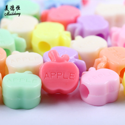 亚克力四款直孔珠耳环首饰配件 diy手工串珠材料厂家直销散珠批发