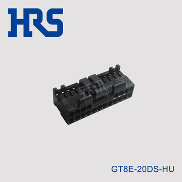 原廠HRS汽車連接器GT8E-20DS-HU 黑色雙排20孔Hirose廣瀨接插件