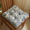 Blue and white robe