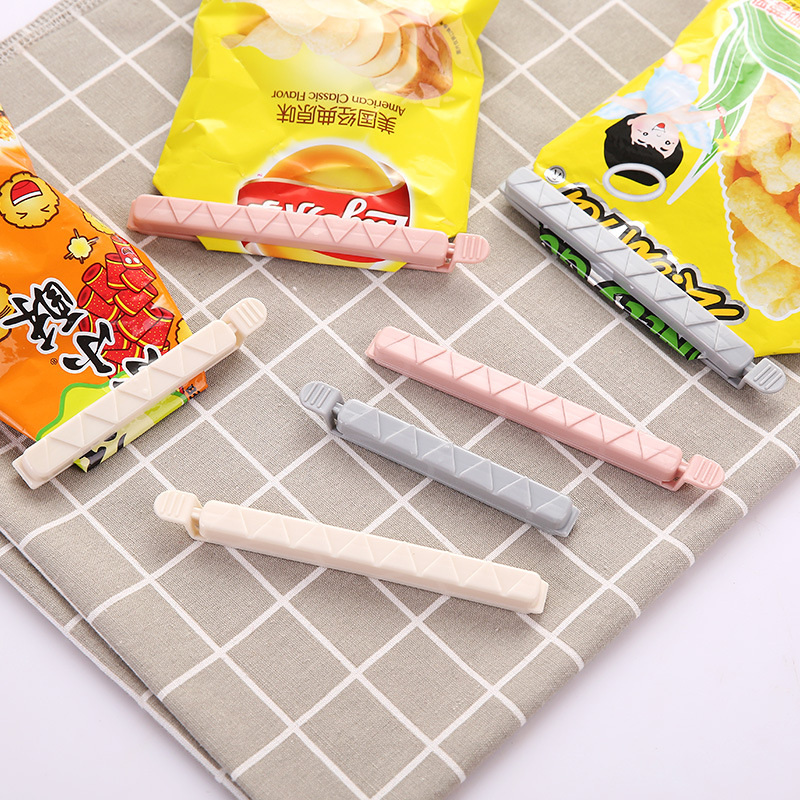 三角封口夾5個裝食品保鮮密封夾小號塑料袋零食袋封口夾子封口器