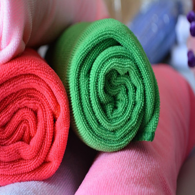 超细纤维毛巾30*60擦车巾劳保广告毛巾批发淘宝赠品25*25小方巾|ms
