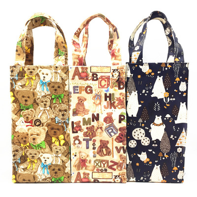 Manufactor Direct selling new pattern Bucharest PVC Cartoon waterproof Bottle Bag Cartoon portable Bottle Bag Student kettle bag