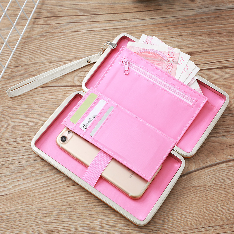 Korean Stripe Printing Bow Wallet display picture 20