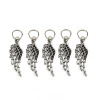 Manufacturer's personalized hairpin metal round buckle head jewelry crown feather shell DIY hair clip