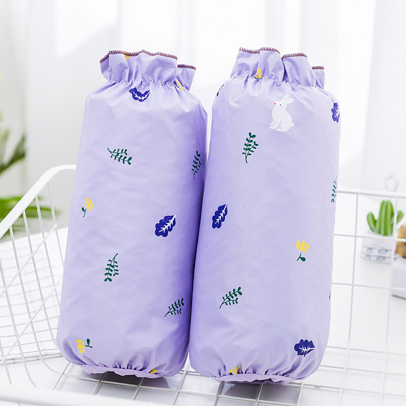 Manga larga protectora ooversleeve largo impermeable oversleeve mujeres adultas impermeable Otoño e Invierno Oficina lindo de longitud media