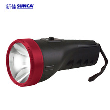 SUNCA新佳手电筒 LED强光探照灯 充电户外应急照明灯CS-216DL