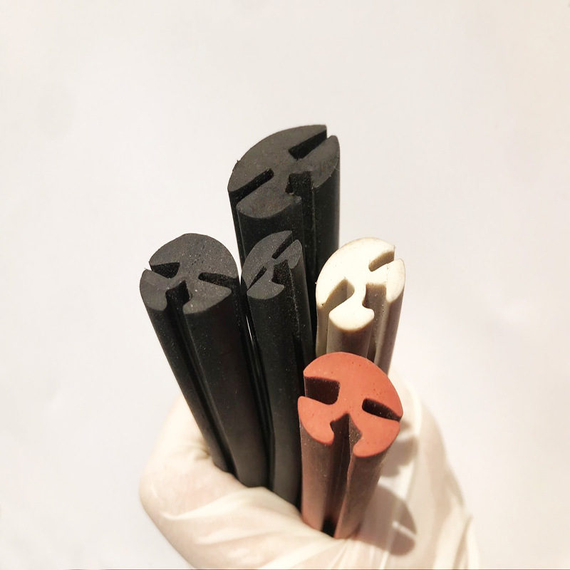 厂家直销H型密封条缓冲中置柜专用防撞条表箱密封条三口玻璃嵌条