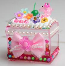 蛋糕宝盒盒装仿真蛋糕糖果超轻黏土手工制作diy玩具雪糕过家家