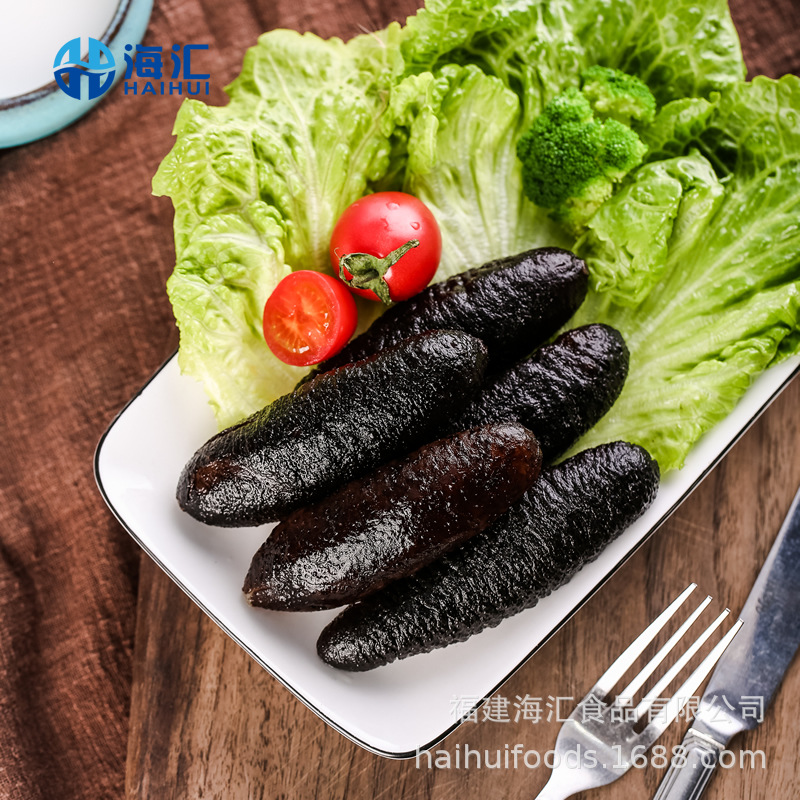 米刺7-8头即食海参 土耳其冷冻鲜食海参即食海参加工黑刺海参500g