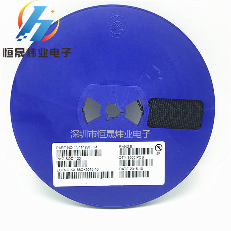 贴片开关二极管 IN4148 1N4148WS SOD123 1206 丝印T4