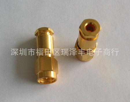 高品质射频电缆头SMA-J3装接式RG316 RG174同轴连接器