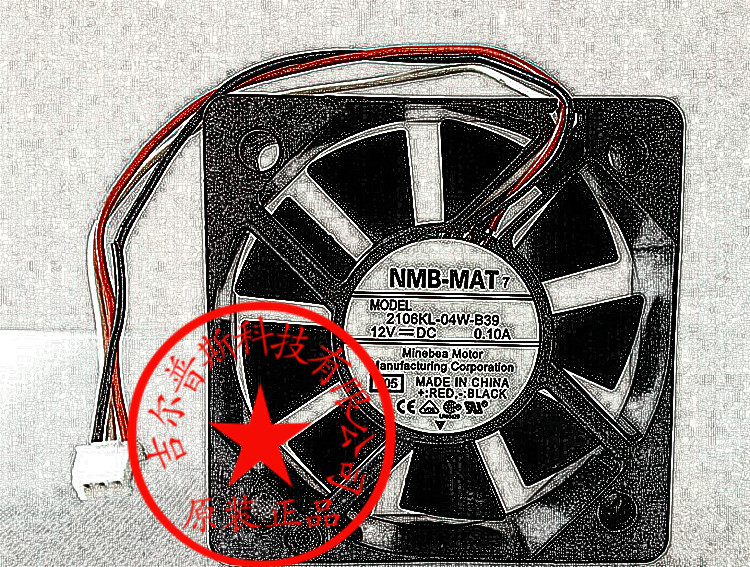 原装NMB 2106KL-04W-B39/B30 12V 0.10A 50*50*15MM 散热风扇