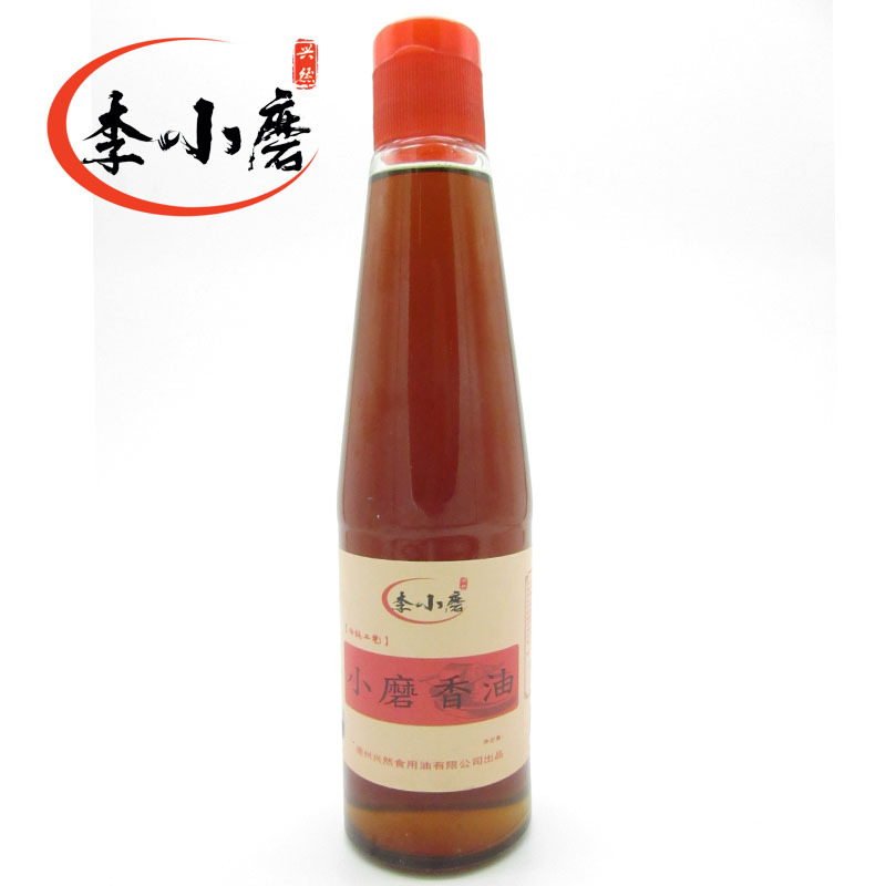 李小磨纯芝麻香油100% 纯香油 传统石磨工艺 现场直播制作