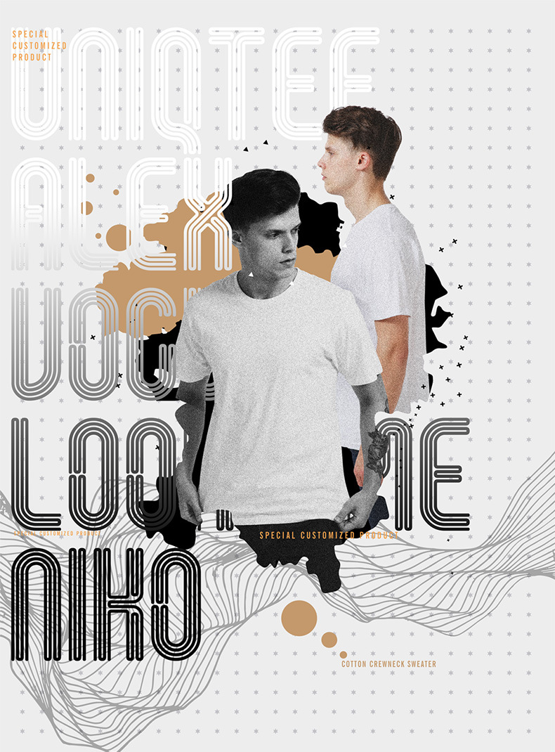 男式土豪版钻石棉T恤-光板_01