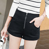 2018 Spring and summer Korean Edition Paige black shorts Ladies Show thin pencil Jeans Hot pants 0338