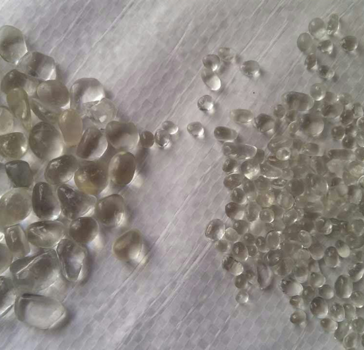 供1-2mm透明玻璃珠 硅砂铸造砂猫砂 水晶硅 磨砂玻璃珠石英水晶砂