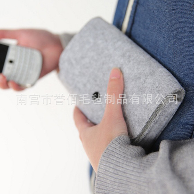 新品批发毛毡包 充电器电源鼠标包 毛毡数码配件包 毛毡电源包