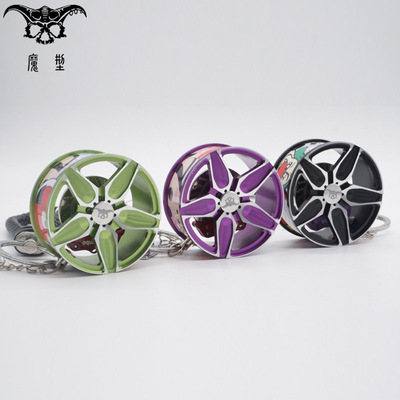 high-grade Leatherwear Leather Braided rope automobile Key buckle aluminium alloy Metal Key ring Accessories Pendant gift gift