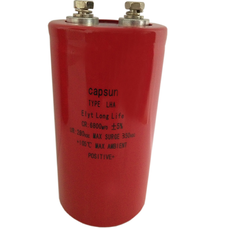 深圳厂家电容 替代国外电容 6800UF280V铝电解电容器 CAPSUN原装