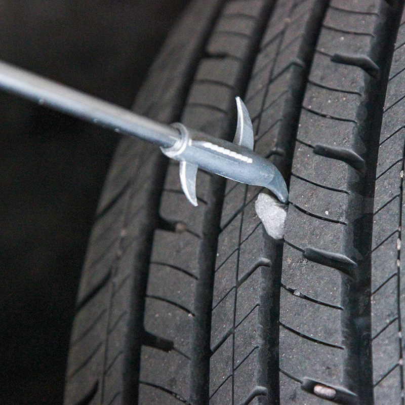 Очистка автомобильных шин крюк Небольшой каменная пряжка инструмент шины шины зазор для очистки артефакта qingshi крюк