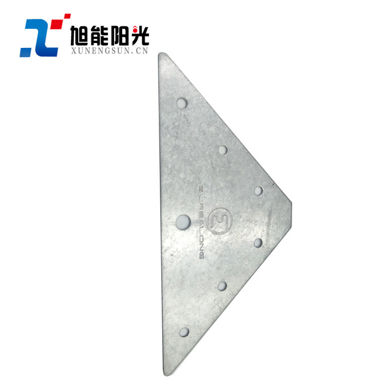 加厚不锈钢直片家具椅子固定连接件连接码一字直片铁片平角片角码