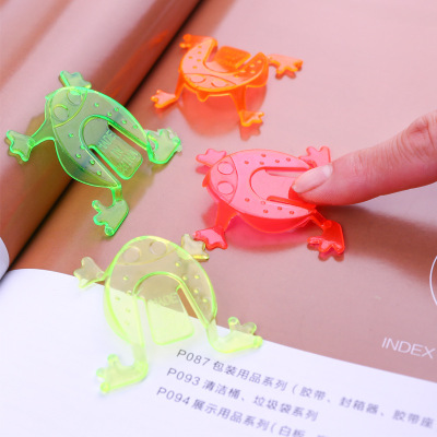 children Reminiscence Toys Mini bounce Frog Plastic Puzzle Building blocks Non-toxic tasteless Frog jump kindergarten Toys