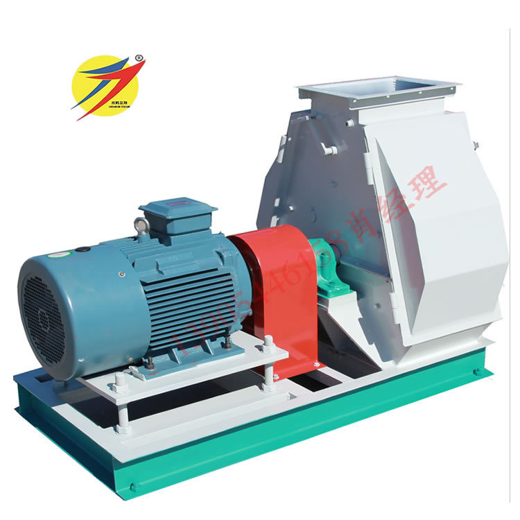 大型5吨玉米粗细可调粉碎机 鸡猪牛羊饲料变频调速喂料粉碎机