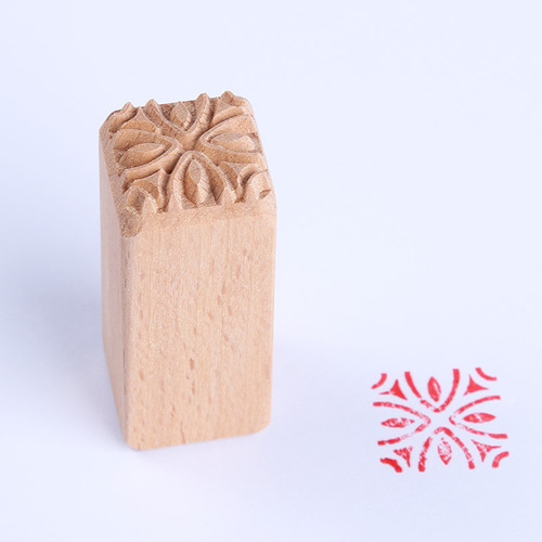木质印章苏式月饼豆沙包 点心馒头馍馍白皮酥花样面食木制方形印