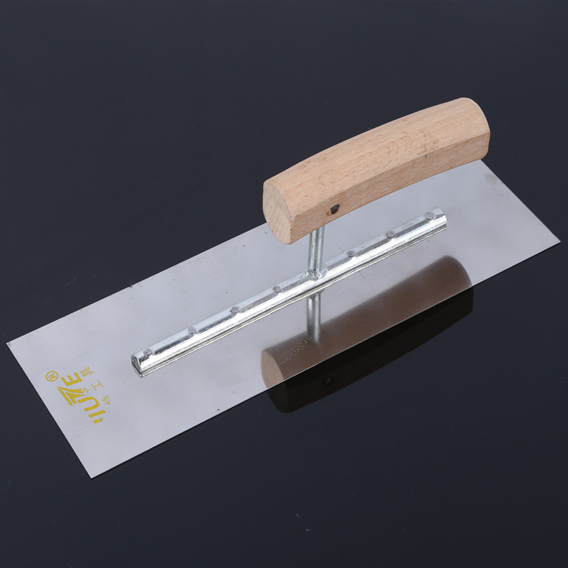 九特不绣钢推刀镘刀保温抹匠作工具抹泥刀厂家直销抹泥板硅藻泥