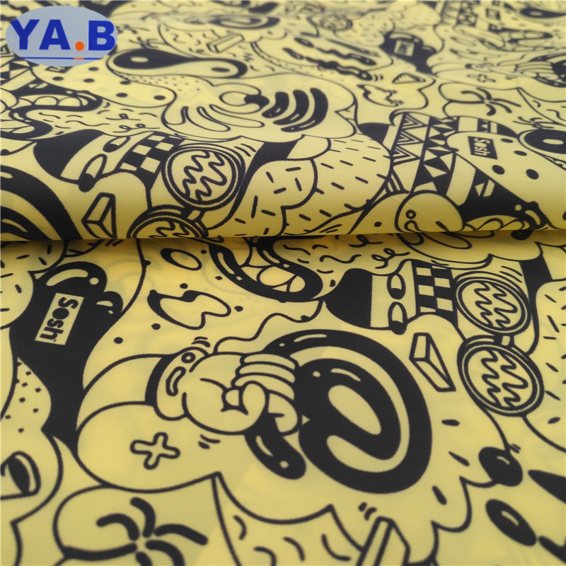 厂家直销300T春亚纺印花布 涤纶棉衣面料羽绒服春亚纺迷彩面料