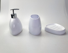 热销款卫浴套装三件套系列 PS/亚克力 时尚不规则外型，可订制