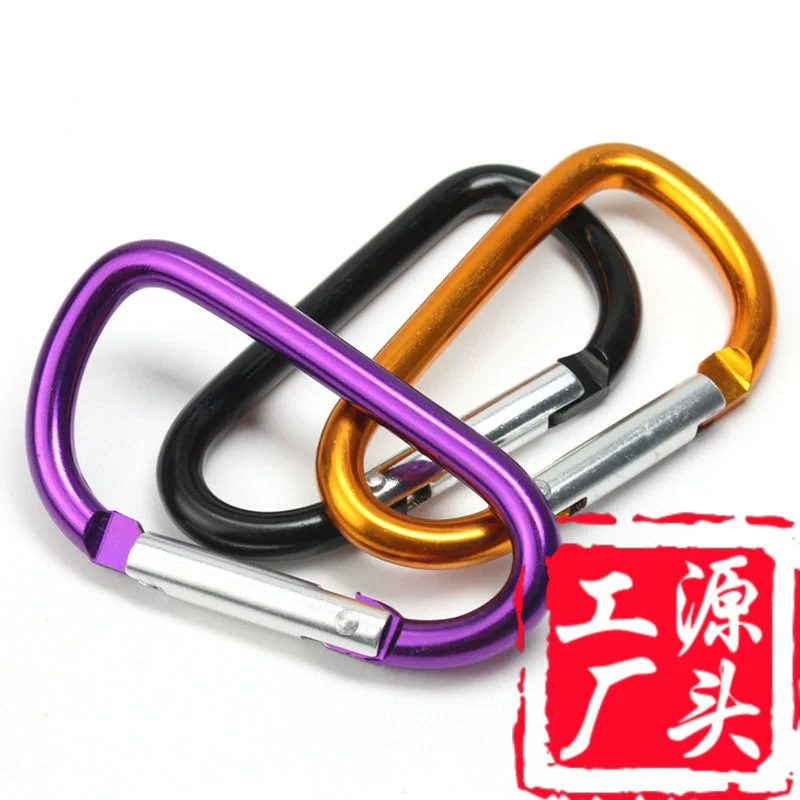 Travel metal keychain outside climbing, backpack, aluminum alloy