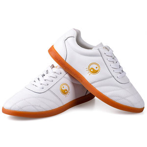 Tai chi kung fu shoes for women martial arts Taiquan training shoes men's soft soled shoes