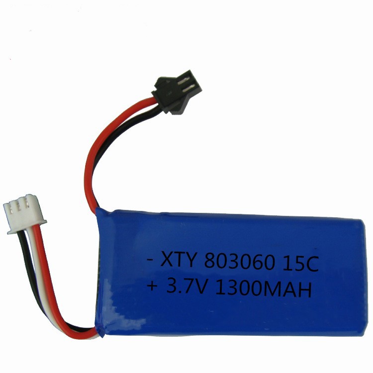 厂家直供803060-1300MAH 15C 车载航模倍率电池