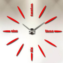 厂家批发大尺寸挂钟表 趣味亚克力EVA书房客厅墙钟