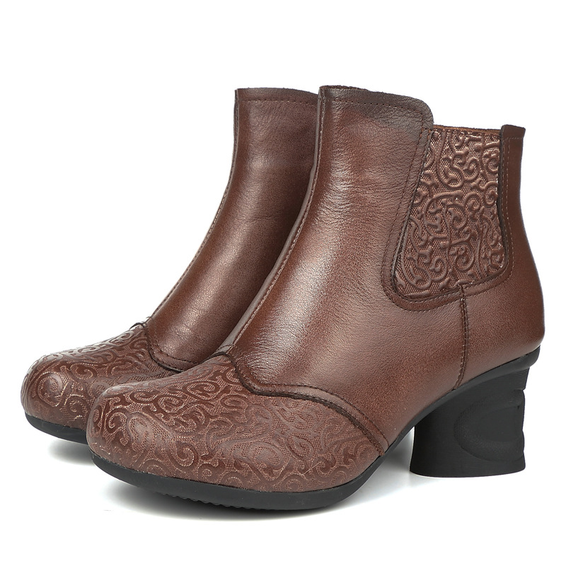 Bottes femme en En cuir - Ref 3355415 Image 5