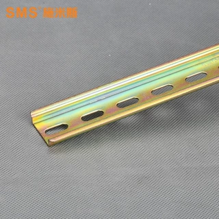 TH35电气安装卡轨35mm导轨优质镀彩铁导轨C45导轨