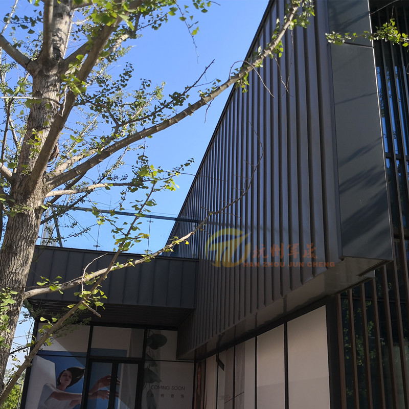 供应展览中心屋面装饰板 32-310铝镁锰矮立双锁边幕墙