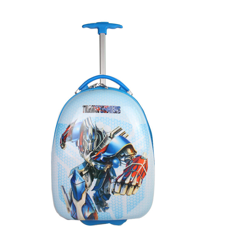 兒童拉杆箱男女小孩卡通行李箱旅行箱可定制logo小拉杆16寸18寸