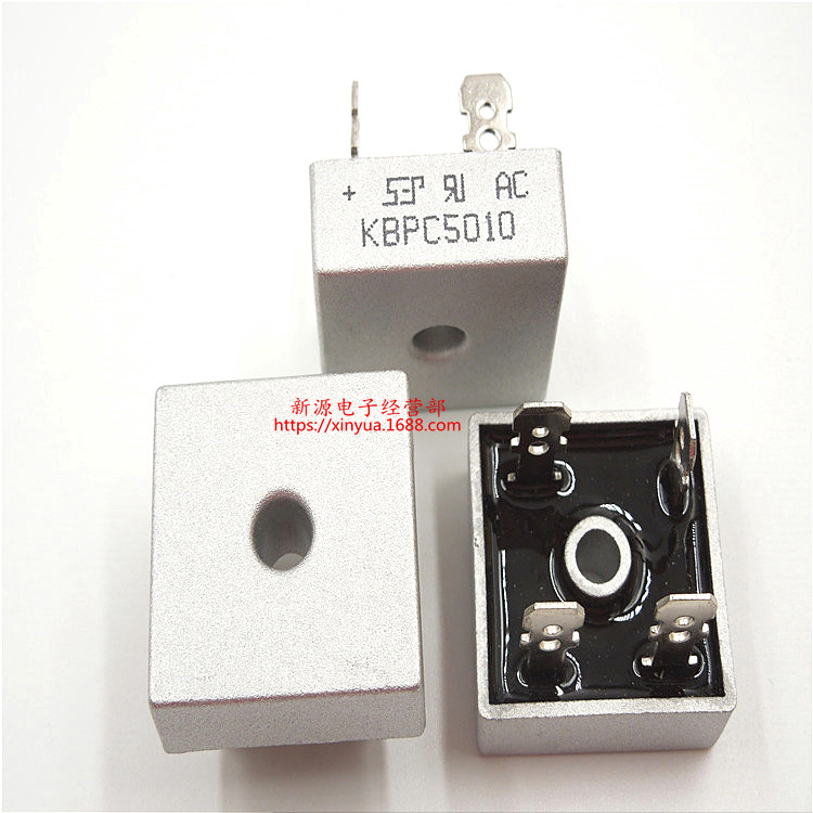 全新 KBPC5010 50A1000V 单相整流桥 整流桥堆 SEP 桥堆 5010