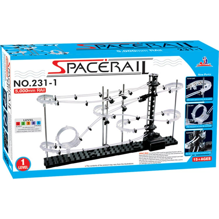 Spacerail, конструктор космоса с рельсами, игрушка, американские горки, DIY, наука и техника