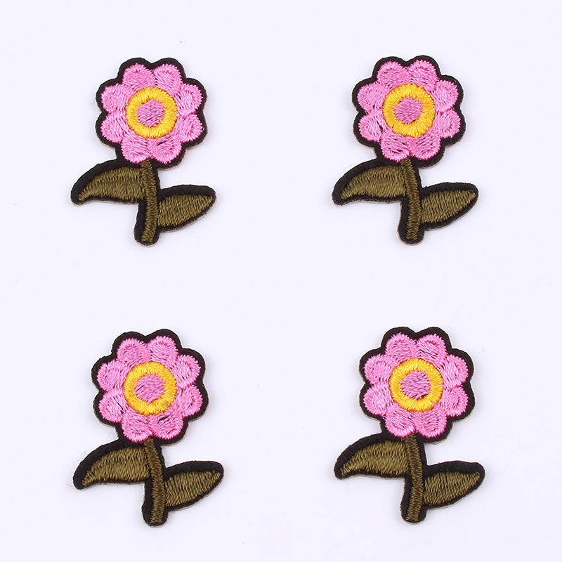 精品可爱小花朵布贴 女孩衣服裤子鞋帽包装饰花朵辅料 厂家现货