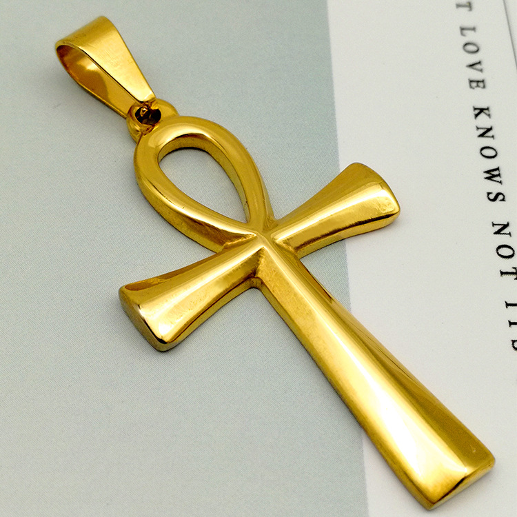 Elegant Egyptian Ankh Cross Necklace