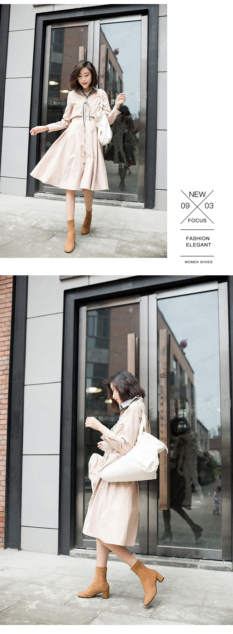 Bottes femme en Daim - Ref 3354891 Image 14