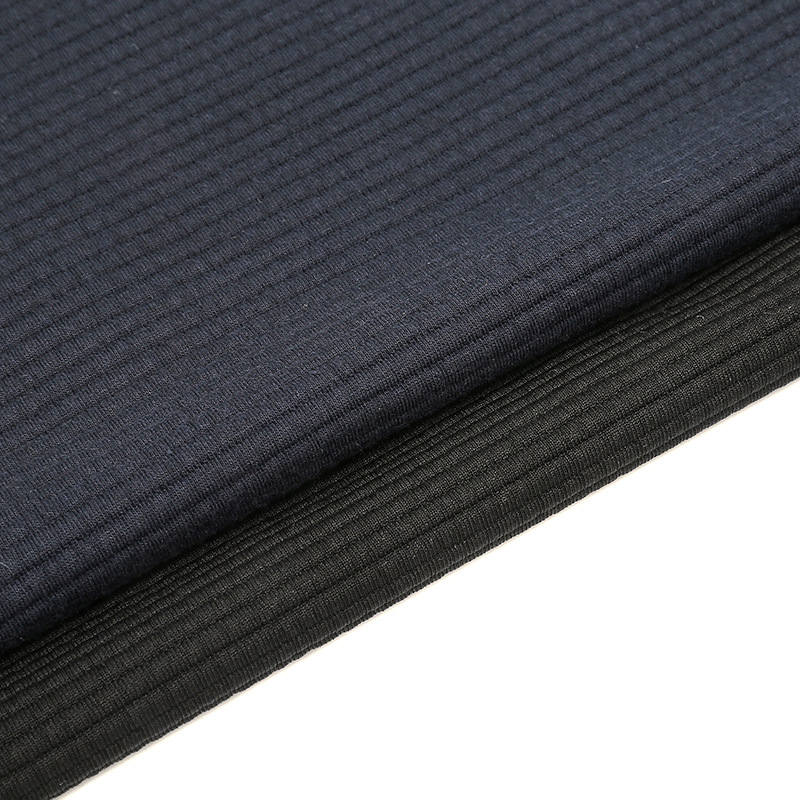 厂家直销 涤纱短纤楼梯布  适用时装休闲服运动服面料 外贸单插色