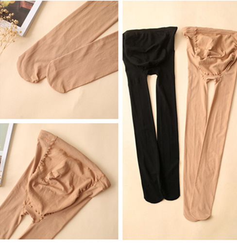 Spring and Autumn Style 320D Adjustable Maternity Elastic Silk Stockings with Tights for Large Sizes, Wholesaling and Dropshipping