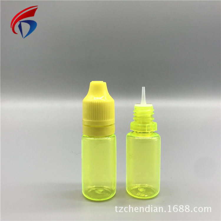 厂家供应防盗压旋盖 pet pe10毫升塑料瓶细嘴油瓶墨水瓶颜