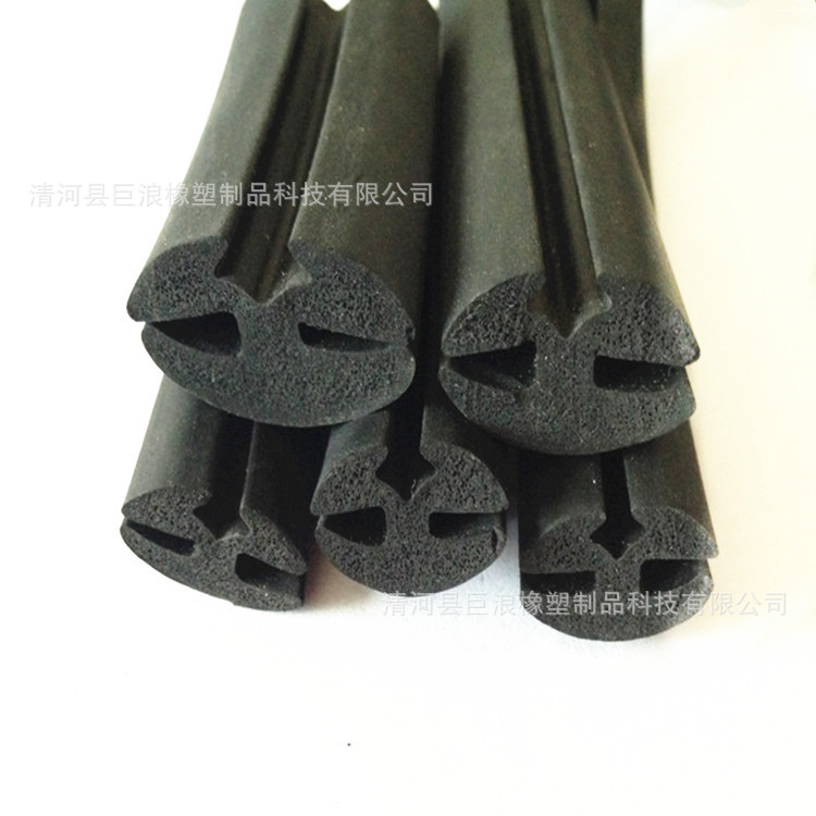 玻璃三口密封条 挡风条 卡钣金用胶条 质量好 价格低【巨浪】